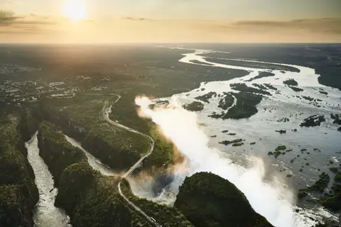 Victoria Falls from Vic Falls River Lodge